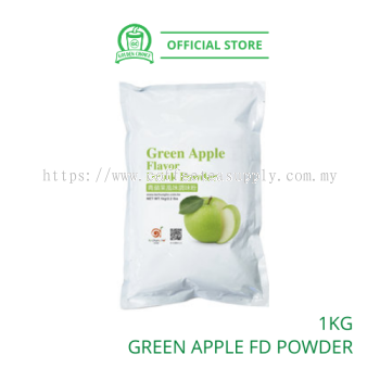 Green Apple Flavor Drink Powder 1kg- Taiwan Imported | Flavor Bubble Tea | Smoothies | Ice Blended