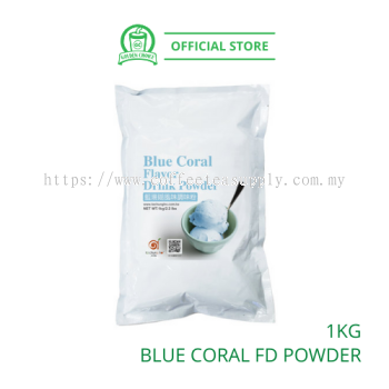 Blue Coral Flavor Drink Powder 1kg- Taiwan Imported | Flavor Bubble Tea | Smoothies | Ice Blended