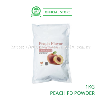 Peach Flavor Drink Powder 1kg - Taiwan Imported | Flavor Bubble Tea | Smoothies | Ice Blended