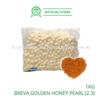 GOLDEN HONEY TAPIOCA BOBA PEARL 1KG BREVA (2.3) 蜜糖金粉圆珍珠 - Raw Boba | Bubble Tea Recipe| Bee