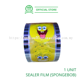 Sealer Film (Spongebob) Ĥ - for cup sealing machine | cup cap | plastic cover | OEM | Customize