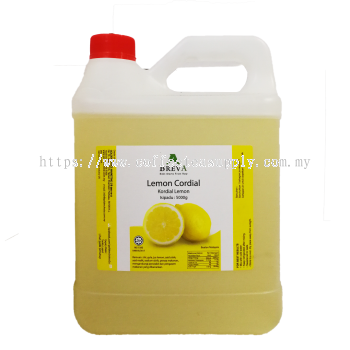 LEMON CORDIAL SYRUP 5.0KG