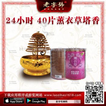 24小时 40片 薰衣草塔香