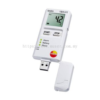 Testo 184 H1 - Air Humidity and Temperature Data Logger for Transport Monitoring