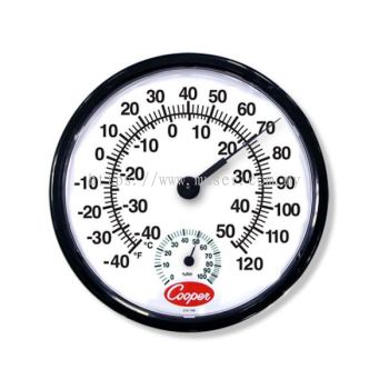 Cooper Atkins 212-150 | 12" Wall Thermometer / Humidity Meter [Delivery: 3-5 days]