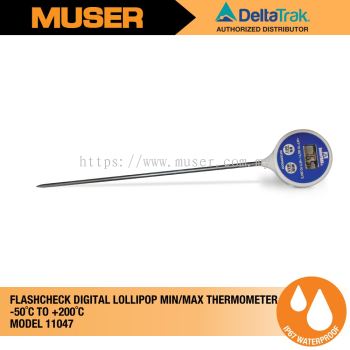 11047 FlashCheck Digital Lollipop Min/Max Thermometer | DeltaTrak by Muser