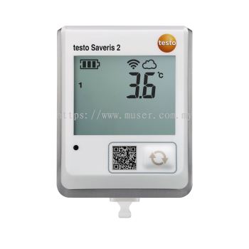 Testo Saveris 2-T1 | WiFi Data Logger with Display and Integrated NTC Temperature Probe [Delivery: 3-5 days]