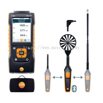 testo 440 | delta P Air Flow ComboKit 2 with Bluetooth