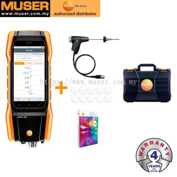 Testo 300 Longlife Kit 2 | Flue Gas Analyzer (O2, CO H2-compensated up to 30,000 ppm, NO - optional)