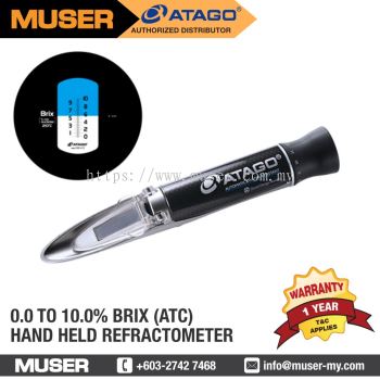 Atago MASTER-10伪 Hand Held Refractometer 