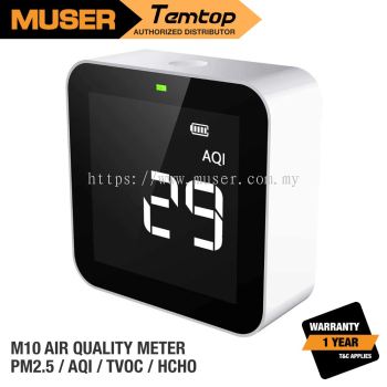 M10 Air Quality Detector PM2.5 TVOC AQI HCHO Real-time Monitor