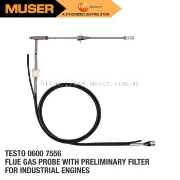 Testo 0600 7556 | Flue gas probe with preliminary filter for industrial engines