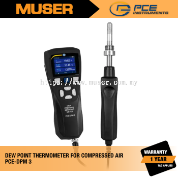 PCE-DPM 3 Dew Point Thermometer for Compressed Air | PCE Instruments by Muser