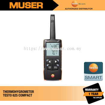 Testo 625 (0563 1625) Digital Thermohygrometer with App Connection