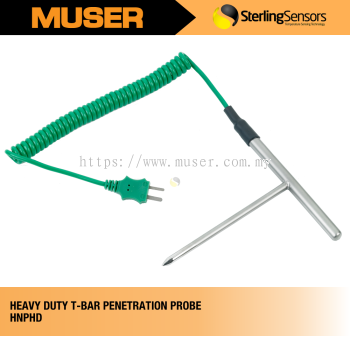 HNPHD Heavy Duty T-Bar Penetration Probe | Sterling Sensors by Muser