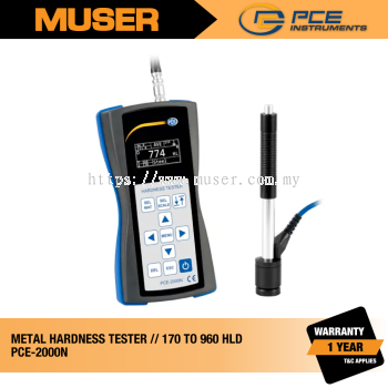 PCE-2000N Metal Hardness Tester | PCE Instruments by Muser
