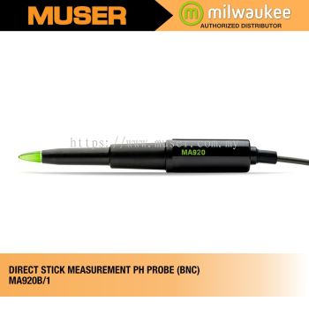 MA920B/1 Direct Stick Measurement pH Probe (BNC) | Milwaukee by Muser