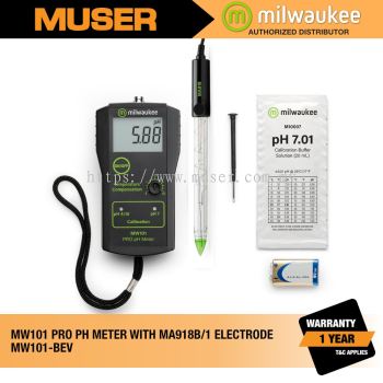 MW101-BEV pH Meter Kit | Milwaukee by Muser