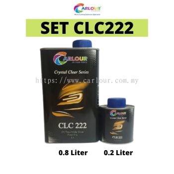 2K Auto Clear High Build Fast Dry 4:1 High Gloss Motor Car Touch up Paint 1 Liter CLC222 CARLOUR PRO
