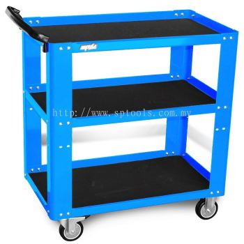 SP TOOLS PROFESSIONAL SERVICE TROLLEY - 3 SHELF - BLUE SP40019BL