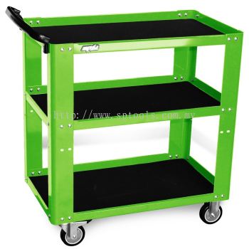 Professional Service Trolley - 3 Shelf - Green | SP40019G