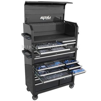 Sumo Series Power Hutch Tool Kit - 548pc - Metric/SAE - Black/Chrome Handles | SP50557