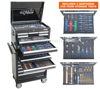 SP TOOLS CUSTOM SERIES TOOL KIT - 307PC - METRIC/SAE - BONUS EVA STORAGE TRAY SP50105X