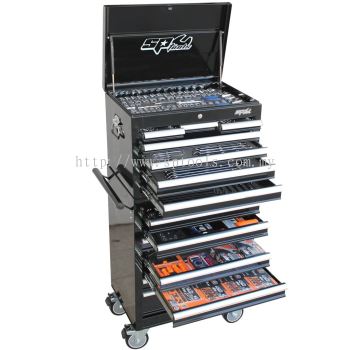 SP TOOLS CUSTOM SERIES TOOL KIT - 506PC - METRIC/SAE - BLACK/CHROME SP50164