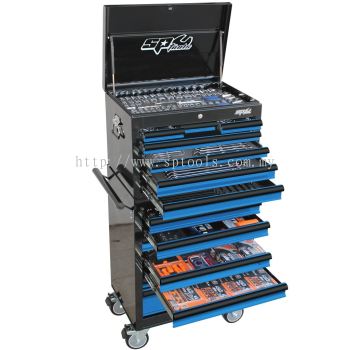 SP TOOLS CUSTOM SERIES TOOL KIT - 506PC - METRIC/SAE - BLUE/BLACK SP50164BL