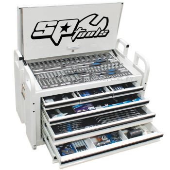 SP TOOLS FIELD SERVICE TOOL KIT - 406PC - METRIC/SAE - WHITE SP50115W