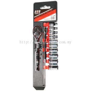 SP TOOLS 1/4"DR SOCKET SET - 6PT METRIC ONLY - 12PC - 888 SERIES T820114