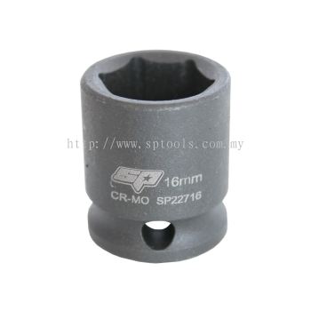 SP TOOLS 3/8"DR IMPACT SOCKETS - 6PT METRIC - INDIVIDUAL SP22707