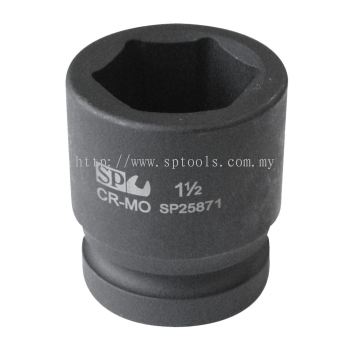 SP TOOLS 1-1/2"DR IMPACT SOCKETS - 6PT SAE - INDIVIDUAL SP26671