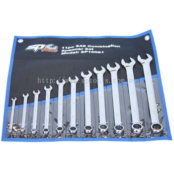 SP TOOLS COMBINATION ROE SPANNER SET - SAE - 11PC SP10061