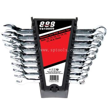 SP TOOLS COMBINATION ROE SPANNER SET - METRIC - 9PC T810009