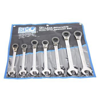 SP TOOLS GEAR DRIVE ROE SPANNER SET - 15 OFFSET - SAE - 7PC SP10167