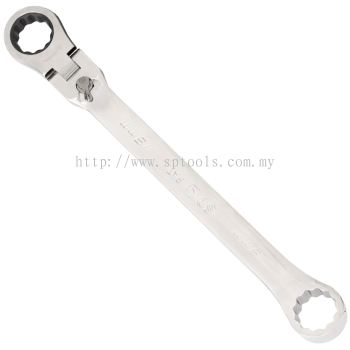 SP TOOLS DOUBLE RING BOX GEAR DRIVE SPANNERS - LOCKING FLEX HEAD - METRIC - INDIVIDUAL SP14028