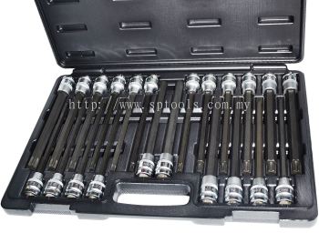 SP TOOLS 1/2"DR INSERT SOCKET BIT SET - 22PC SP39615