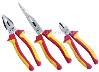 SP TOOLS PLIER/CUTTER SET - VDE INSULATED - 3PC SP32909