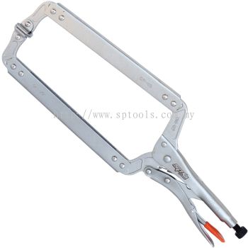 SP TOOLS C-Clamp Locking Pliers - Swivel Pad - 450mm (18”) | P32658