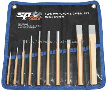 SP TOOLS PUNCH & CHISEL SET - 10PC SP30841