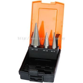 SP TOOLS STEP DRILL BIT SET - HSS SAE - 3PC SP31399