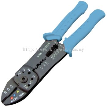 SP TOOLS CRIMPING TOOL AND WIRE STRIPPERS - 225MM SP32282