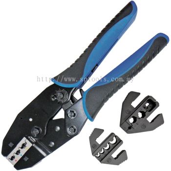 SP TOOLS QUICK CHANGE RATCHET CRIMPER KIT - 4PC SP32287