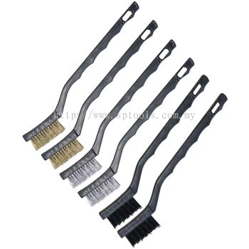 SP TOOLS WIRE BRUSH SET - MINI 180MM - 6PC T830807