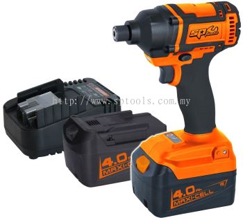 SP TOOLS 18V 1/4" HEX BRUSHLESS IMPACT DRIVER - 4.0AH SP81147