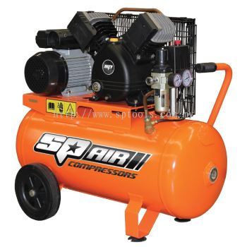 SP TOOLS AIR COMPRESSOR - V-TWIN CAST IRON PORTABLE - 2.2HP SP13-50X