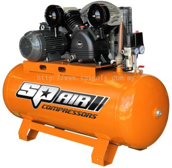 SP TOOLS AIR COMPRESSOR - TRIPLE CAST IRON STATIONARY - 5.5HP 3 PHASE SP25