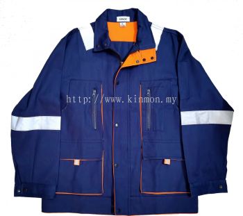 Cotton - Jacket - Navy Blue
