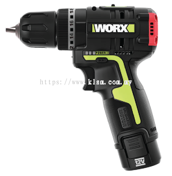 WORX WU-131 10MM 12V BRUSHLESS IMPACT DRILL